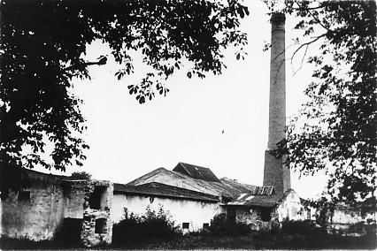 Ruiny cukrowniw Silniczce (po 1918 r.) Autor foto nieznany.